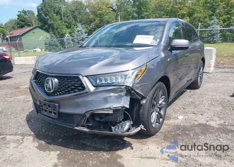 2019 Acura Mdx Tech A-Spec Pkgs из США, поврежденный, VIN 5J8YD4H08KL021622